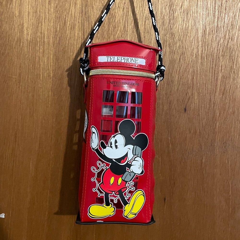 EPCOT British Mickey phone booth shoulder bag